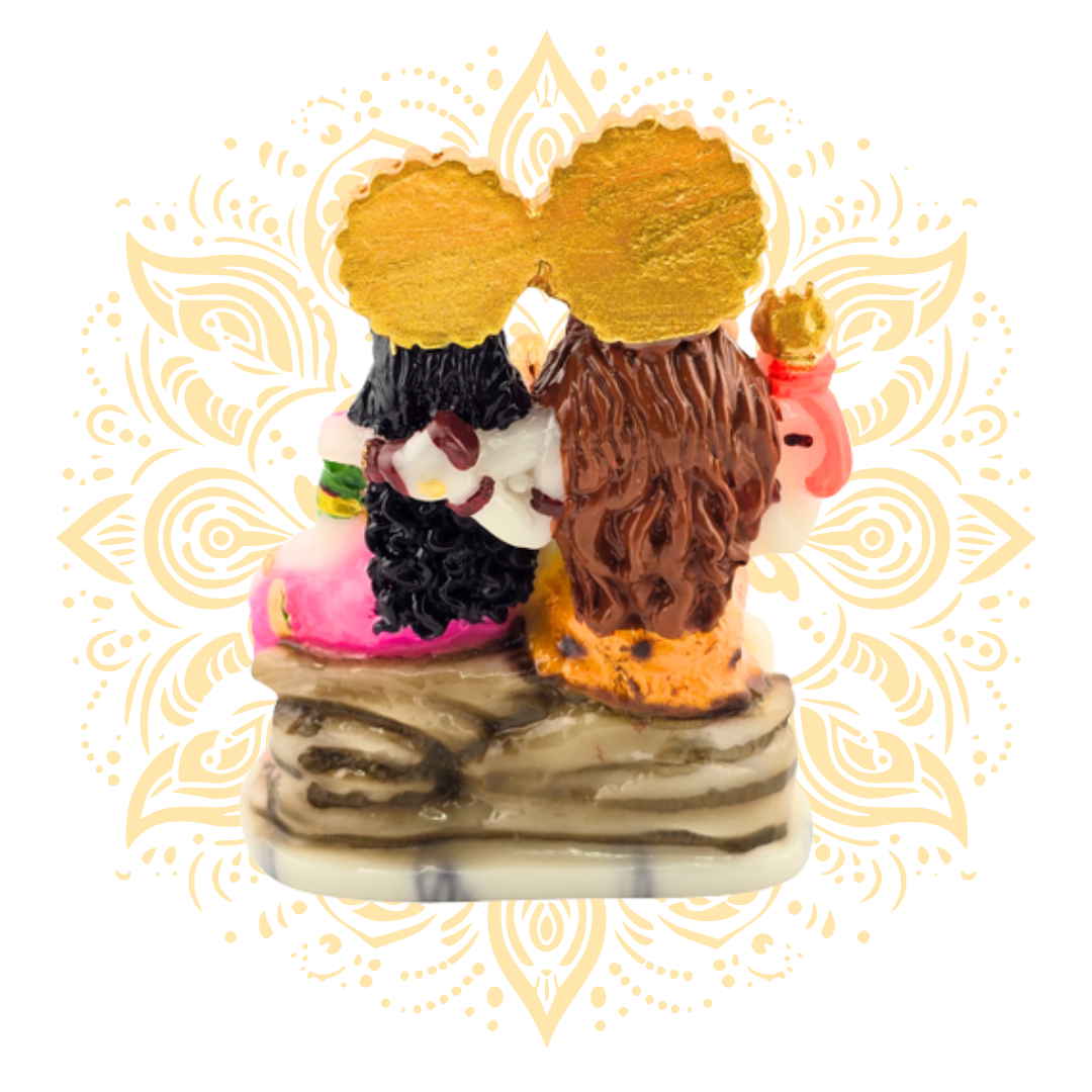 Polyresin Shiva Family 4"