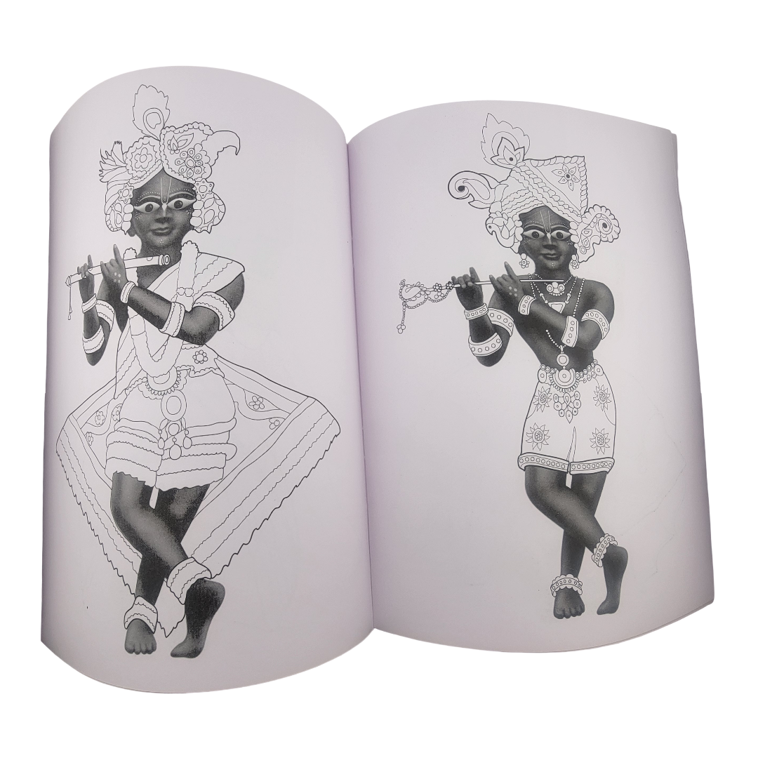 The Darling of Vrndavana: Sri Radha Ramanaji A Colouring Book