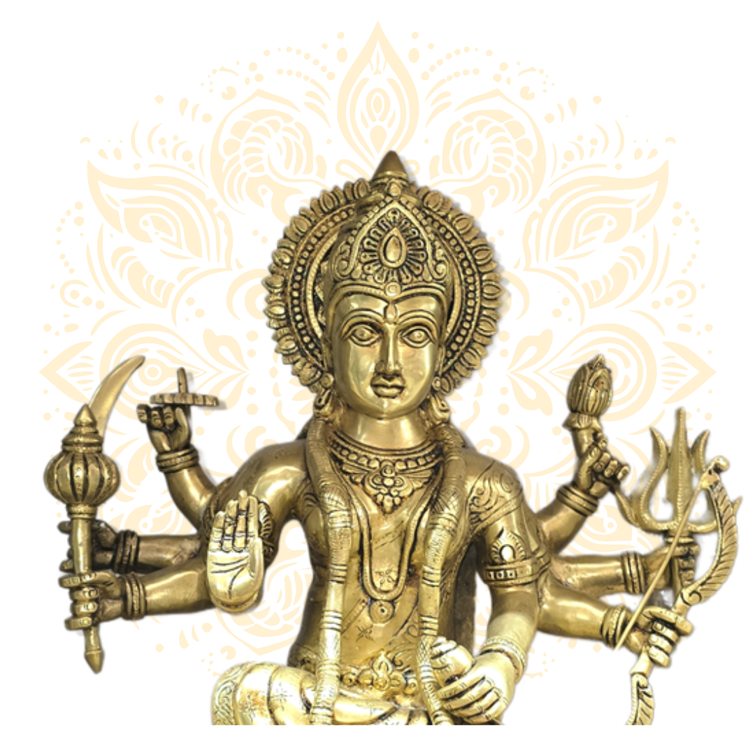 Brass Durga 24"