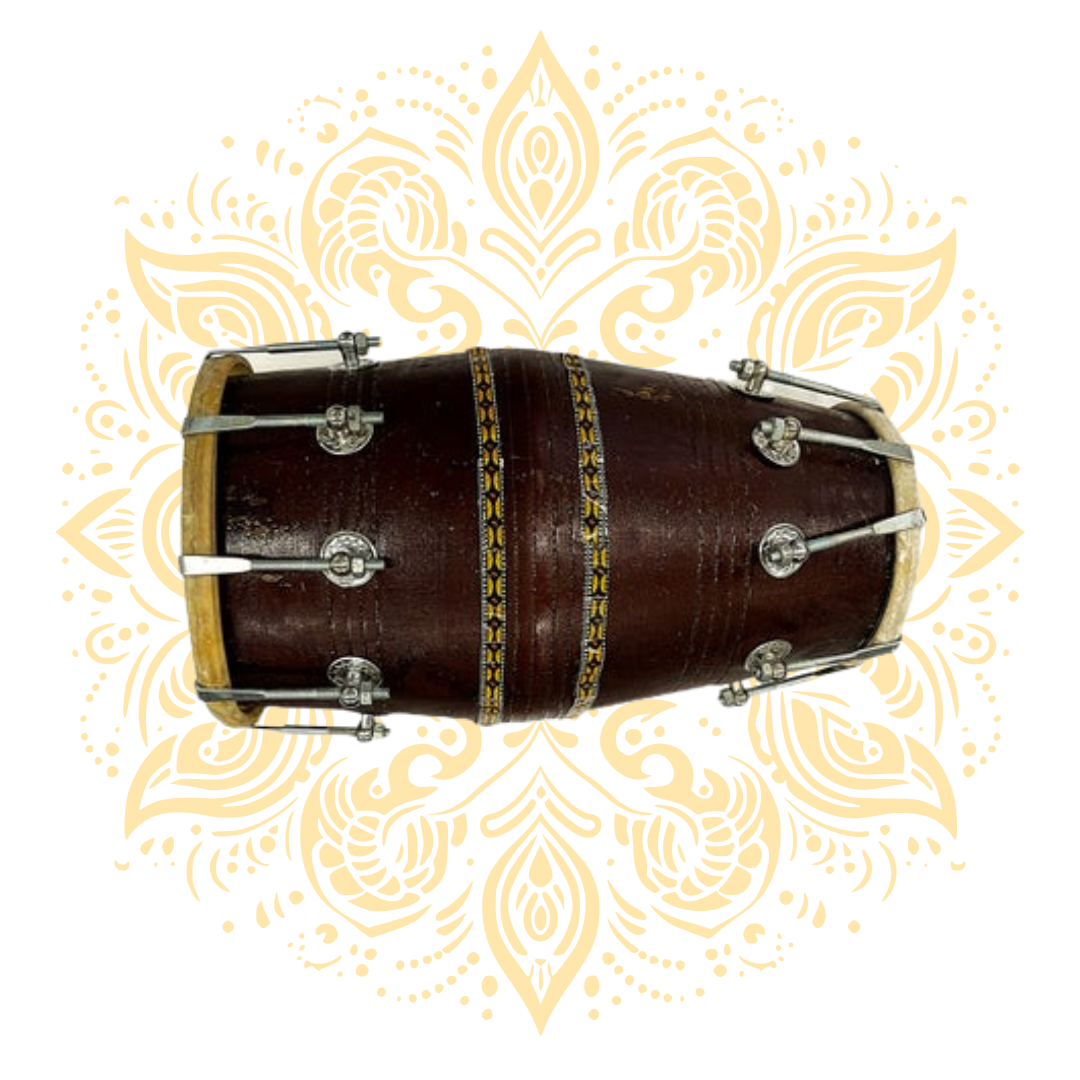 Wood Dholak 16"