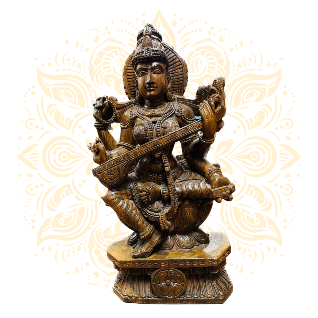 Wooden Laxmi 36"