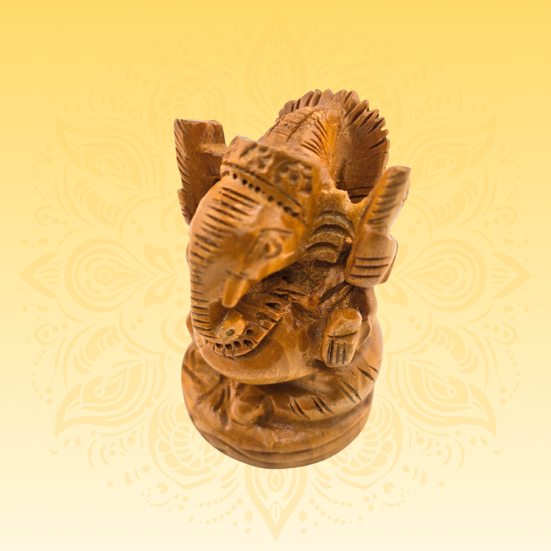 Wooden Lord Ganesha