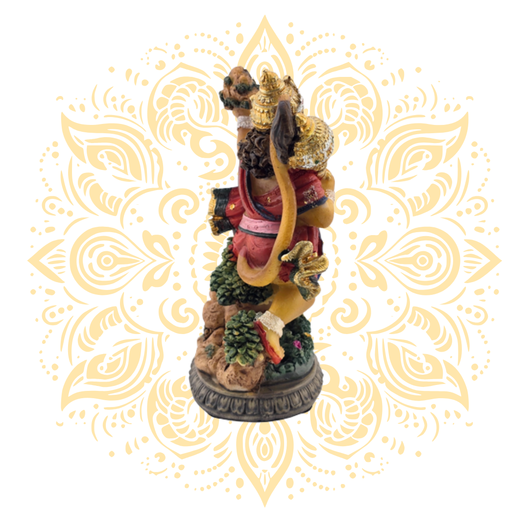 Polyresin Mini Flying Hanuman 3.5"