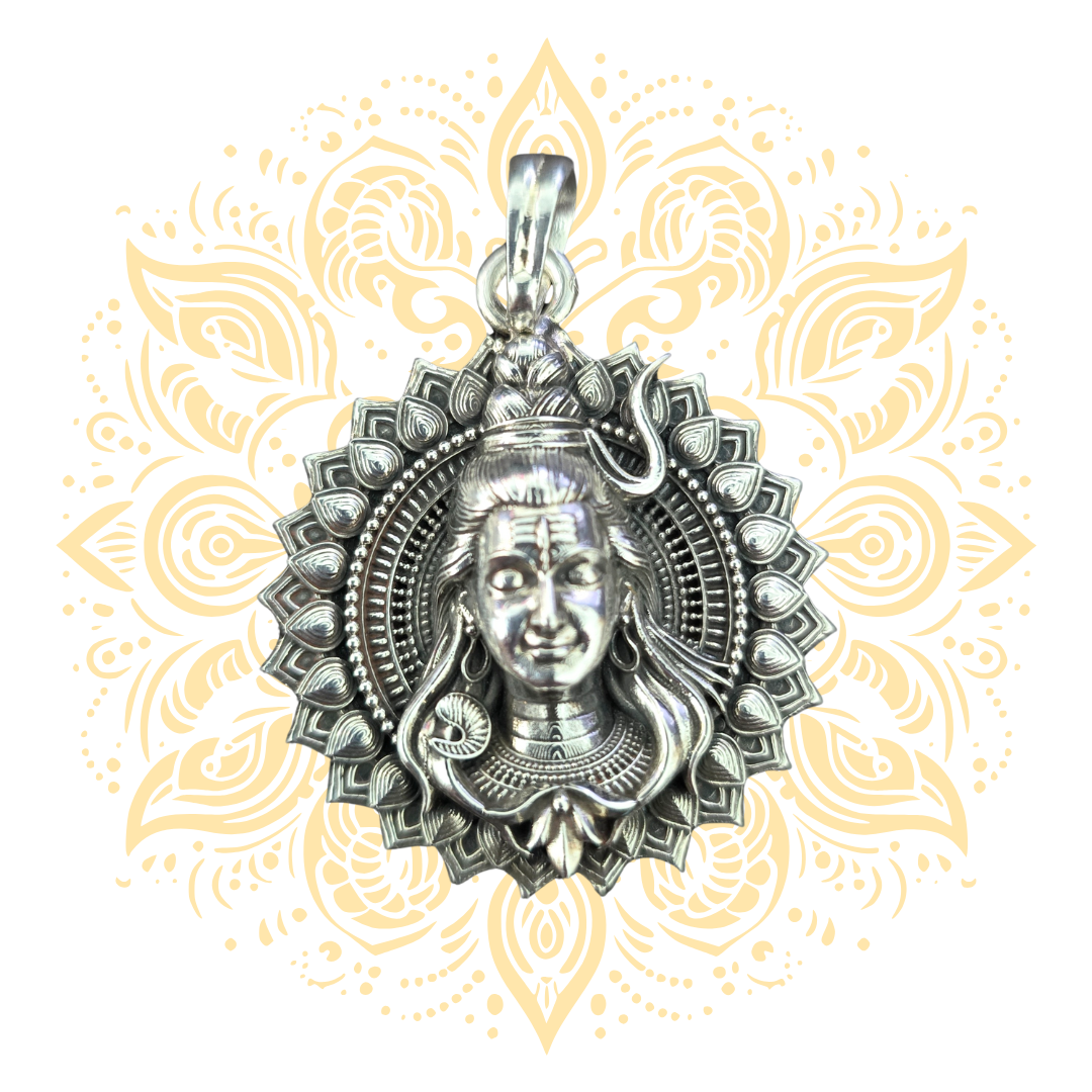 Sterling Silver Lord Shiva Pendant - Matchless Gifts