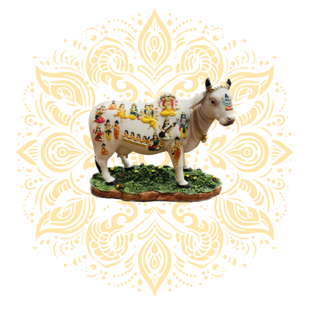 11" Polyresin Sacred Cow
