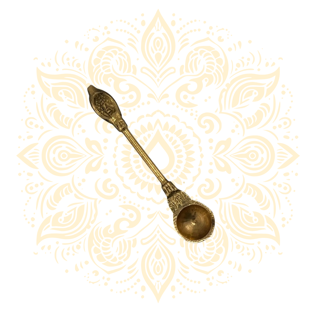 Brass Achaman Spoon – 4”