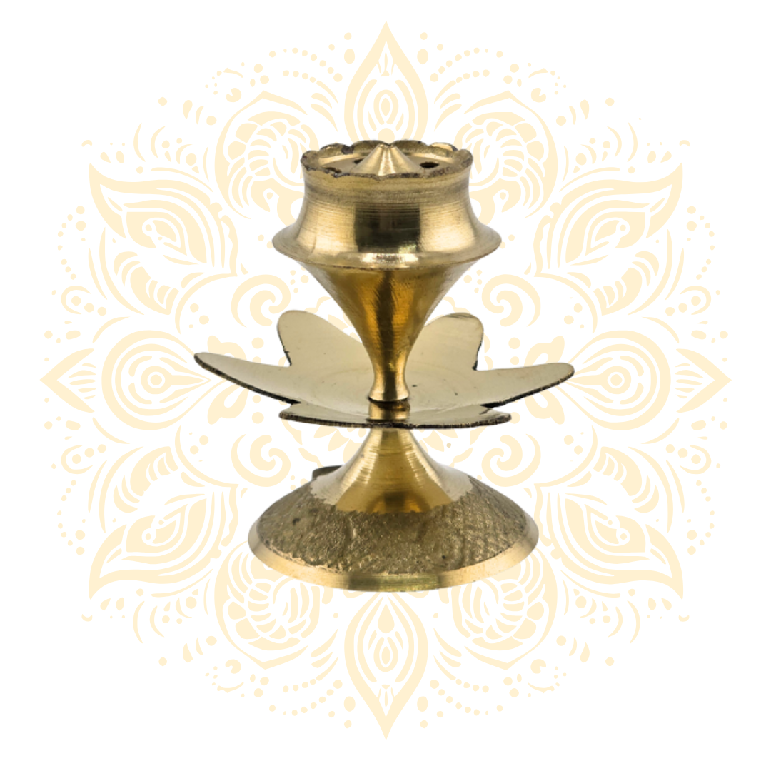 Brass Incense Holder 2.25"